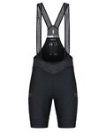 GOBIK Cyklistické nohavice krátke s trakmi - GRITT K10 - čierna