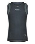 GOBIK Cyklistické tričko bez rukávov - SECOND SKIN LADY - antracitová/šedá