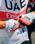 GOBIK Cyklistické rukavice krátkoprsté - UAE 2022 RIVAL - červená/biela
