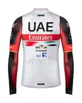 GOBIK Cyklistický dres s dlhým rukávom zimný - UAE 2022 PACER - biela/červená