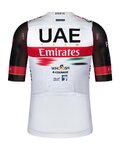 GOBIK Cyklistický dres s krátkym rukávom - UAE 2022 INFINITY WT - biela/čierna/červená