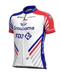 ALÉ Cyklistický dres s krátkym rukávom - GROUPAMA FDJ 2020 - modrá/červená/biela