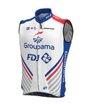 ALÉ Cyklistická vesta - GROUPAMA FDJ 2019 - modrá/biela/červená