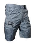 HAVEN Cyklistické nohavice krátke bez trakov - WANDERER II - šedá/čierna