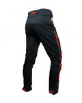 HAVEN Cyklistické nohavice dlhé bez trakov - SINGLETRAIL LONG - červená/čierna