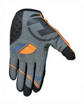 HAVEN Cyklistické rukavice dlhoprsté - SINGLETRAIL LONG - čierna/oranžová