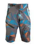 HAVEN Cyklistické nohavice krátke bez trakov - ENERGIZER CRAZY - modrá