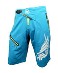 HAVEN Cyklistické nohavice krátke bez trakov - ENERGIZER - modrá