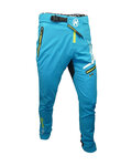 HAVEN Cyklistické nohavice dlhé bez trakov - ENERGIZER LONG  - zelená/modrá