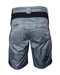 HAVEN Cyklistické nohavice krátke bez trakov - WANDERER II - šedá/čierna