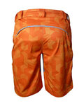 HAVEN Cyklistické nohavice krátke bez trakov - CUBES NEO - oranžová