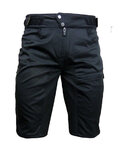 HAVEN Cyklistické nohavice krátke bez trakov - SINGLETRAIL HMS - čierna