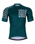 HOLOKOLO Cyklistický dres s krátkym rukávom - SHAMROCK - zelená