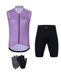 HOLOKOLO Cyklistický mega set - PURE LADY - čierna/fialová