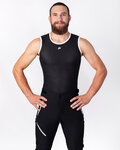 HOLOKOLO Cyklistické tričko bez rukávov - AIR - čierna