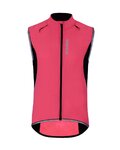 HOLOKOLO Cyklistická vesta - WIND/RAIN LADY - ružová