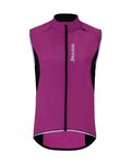 HOLOKOLO Cyklistická vesta - WIND/RAIN LADY - fialová