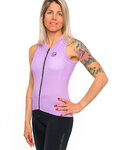 HOLOKOLO Cyklistický dres bez rukávov - PURE LADY - fialová