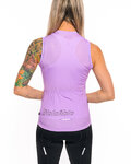 HOLOKOLO Cyklistický dres bez rukávov - PURE LADY - fialová