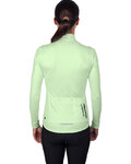 HOLOKOLO Cyklistický dres s dlhým rukávom zimný - PHANTOM LADY WINTER - svetlo zelená