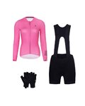 RIVANELLE Cyklistický mega set - VICTORIOUS - čierna/ružová