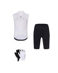RIVANELLE Cyklistický mega set - PURE - biela/čierna