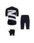 RIVANELLE Cyklistický mega set - MISSVELOAIRE - biela/čierna