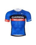 BONAVELO Cyklistický mega set - GARMIN SHARP - biela/modrá/čierna