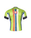 BONAVELO Cyklistický krátky dres a krátke nohavice - CANNONDALE SK - čierna/zelená