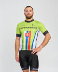 BONAVELO Cyklistický krátky dres a krátke nohavice - CANNONDALE SK - čierna/zelená