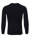 HOLOKOLO Cyklistické tričko s dlhým rukávom - WINTER BASE LAYER - čierna