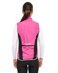 HOLOKOLO Cyklistická vesta - WIND/RAIN LADY - ružová
