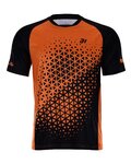 HOLOKOLO Cyklistický dres s krátkym rukávom - DUSK MTB - oranžová