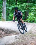 HOLOKOLO Cyklistický dres s krátkym rukávom - HIDE N SEEK MTB - čierna/šedá