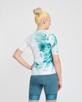 RIVANELLE Cyklistický krátky dres a krátke nohavice - FLOWERY LADY - zelená/viacfarebná