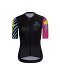 RIVANELLE Cyklistický krátky dres a krátke nohavice - MEDITATION  - ružová/čierna