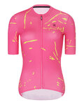 RIVANELLE Cyklistický krátky dres a krátke nohavice - PASSION - žltá/ružová