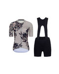 RIVANELLE Cyklistický krátky dres a krátke nohavice - BAROC - čierna/šedá