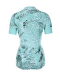HOLOKOLO Cyklistický krátky dres a krátke nohavice - BLOSSOM LADY - svetlo zelená/viacfarebná