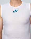 HOLOKOLO Cyklistické tričko bez rukávov - AIR - biela