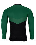 HOLOKOLO Cyklistický dres s dlhým rukávom letný - NEW NEUTRAL SUMMER - zelená/čierna
