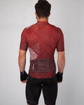 HOLOKOLO Cyklistický dres s krátkym rukávom - SPARKLE - červená