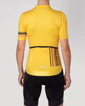 HOLOKOLO Cyklistický krátky dres a krátke nohavice - JOLLY ELITE LADY - žltá/čierna