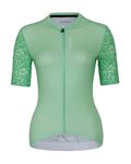 HOLOKOLO Cyklistický krátky dres a krátke nohavice - FRESH ELITE LADY - zelená/čierna
