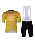 HOLOKOLO Cyklistický krátky dres a krátke nohavice - JOLLY ELITE - žltá/čierna