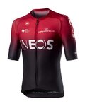 CASTELLI Cyklistický dres s krátkym rukávom - INEOS 2020 - červená/čierna