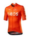 CASTELLI Cyklistický dres s krátkym rukávom - INEOS 2020 - oranžová