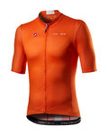 CASTELLI Cyklistický dres s krátkym rukávom - INEOS 2020 THE LINE - oranžová