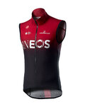 CASTELLI Cyklistická vesta - INEOS 2020 - čierna/červená