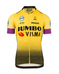 AGU Cyklistický dres s krátkym rukávom - JUMBO-VISMA 2019 - čierna/žltá